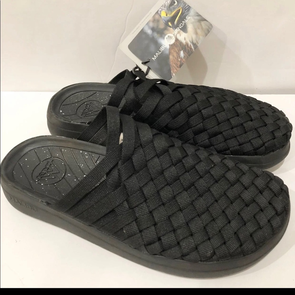 NEW Men's Malibu Sandals Colony Classic Mule 11 Black